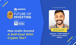 427K views · 210 reactions | A recent WazirX-Zebpay trader sentiment survey revealed that 83% of traders have issues with India's recent crypto tax implementation. Aritra Sarkhel, Director, Public Policy & Government Affairs, WazirX decodes the implications. Partner Content by @WazirX: India Ka Bitcoin Exchange | NDTV Profit | Facebook