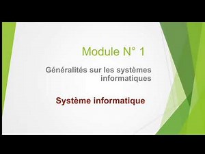 Cours système informatique:partie matérielle les périphériques de l'ordinateur درس المعلوميات