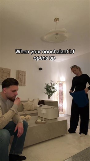 When Your Nonchalant BF Opens Up: A Unique Moment