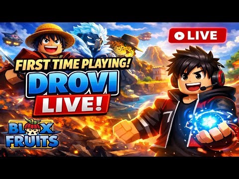 FIRST TIME PLAYING BLOX FRUITS LIVE
