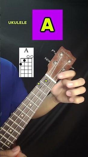 How to play A chord on ukulele #ukulelechords #ukulele