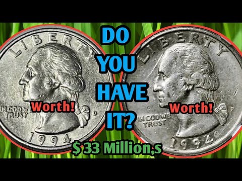 1994-D and 1994-P Quarters: Rare Coins Worth Money Mint? Mark Differences and Values!