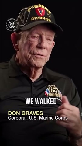 WWII Veteran Don Graves had 300 men in his company that fought on the island of Iwo Jima. Only Don and 7 other men walked off the island.