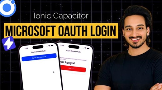 Master Microsoft Auth in Ionic (Angular) Capacitor Flawlessly | Capawesome | Nuno Arruda