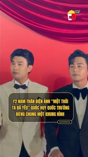 F2 movie heartthrobs Quoc Truong and Quoc Huy #cayphimnayne