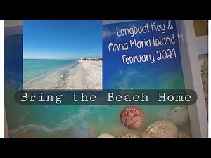 Bring the Beach Home | REAL Florida Sand and Shells in a Shadow Box Tutorial 🐚🌊