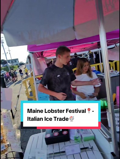 Italian Ice Trade at Maine Lobster Festival