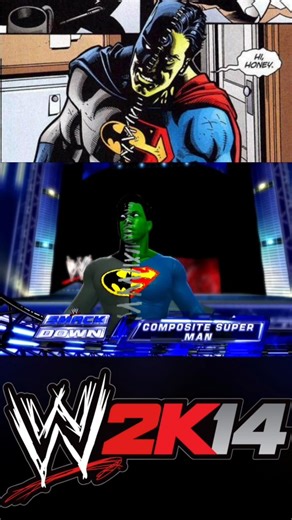 Composite Superman Entrance WWE 2K14 #wwe #smackdown #superman #batman #dccomics