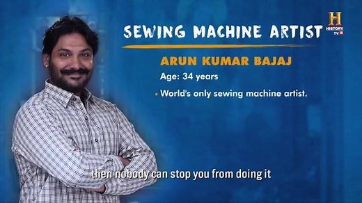 7.8K views · 154 reactions | Meet the world's only sewing machine artist, Arun Kumar Bajaj, known as the 'Needle Man' of India.. | Royal Patiala Shahi | Facebook