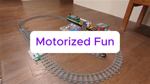 Watch Motorized Lego Fun | Bluetooth Remote Control Cargo Train on Amazon Live