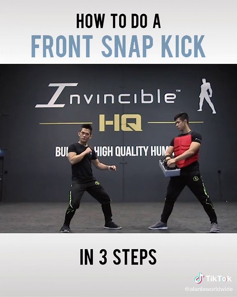 How to Master the Front Snap Kick for Martial Arts Training