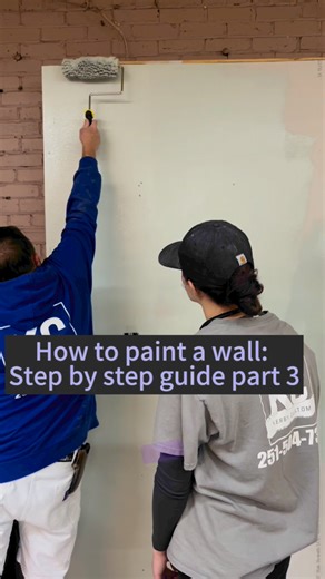 2.5K views · 25 reactions | How to Paint a Wall: Step-by-Step Guide part 3. #shorts,#painting,#diy, #fyp, #construction | The Home Building and Remodeling Show | Facebook