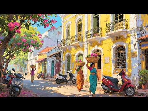 Puducherry, India🇮🇳 A French-inspired Town Deep in South India (4K HDR)