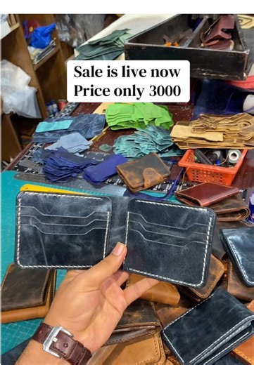 Handmade Pure Leather Wallets for Sale