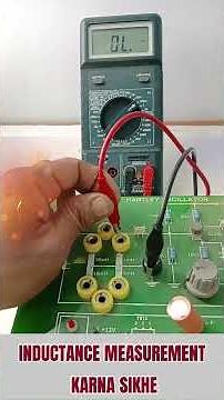 How to measure inductor using LCR meter. #electronicslab