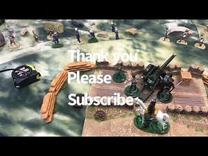 Boer War Miniature war game in 54mm with Edward Woodward intro