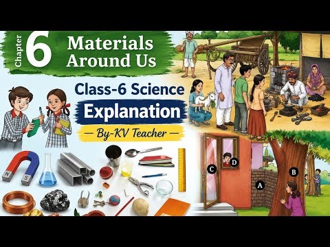 (PART-2) Class-6 Science /Materials Around Us / Chapter-6 NCERT Curiosity Explanation By-KV Teacher