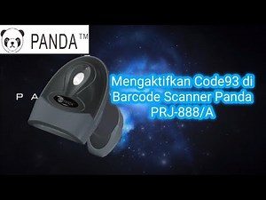 Aktifkan Barcode Code93 di Scanner Panda PRJ-888 dan 888A