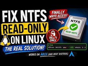 🐧 Linux NTFS Drives Mounted Read-Only FIXED