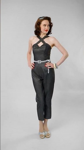 Catsuits Sparkle Pink and Black by Vivien of Holloway 🐈‍⬛ | Classic Style & Timeless Fashion