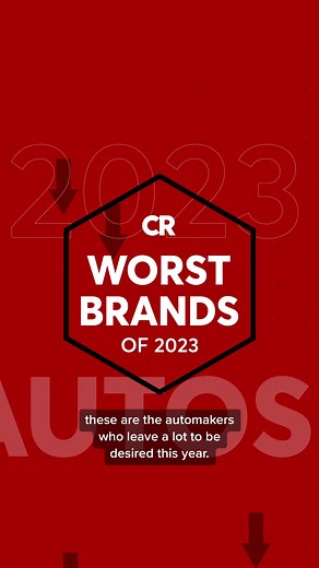 We ranked 32 brands based on the Overall Score of their models, which include road tests, reliability, satisfaction, and safety. Learn more at CR.org/cars. #cartok #carsoftiktok #carcommunity #carbrands