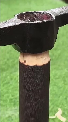 This is how to make an axe handle from wood.