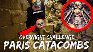 I spent a night in the Paris catacombs! 😱