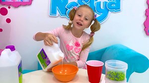 8K views · 103 reactions | Nastya Makes Magical Slime for Kids!  DIY...
