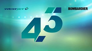 High Five! to 45. We are happy to deliver the 45th #Q400 aircraft to WestJet Encore. Watch the last 5 years of amazing partnership. #HighFiveto45 #NationalHighFiveDay | MHI RJ Aviation Group