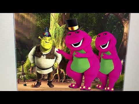 Barney ruins Shrek’s birthday and gets grounded