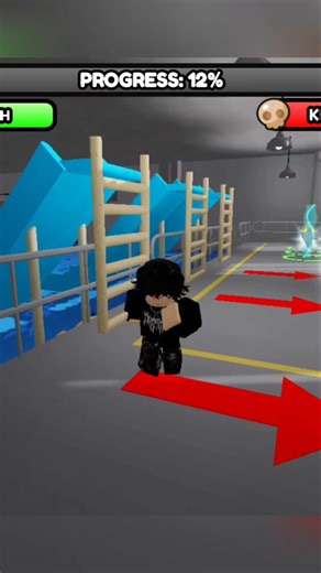 Noob Escapes WATERPARK BARRY'S PRISON RUN🌊🌊 #roblox #roblox