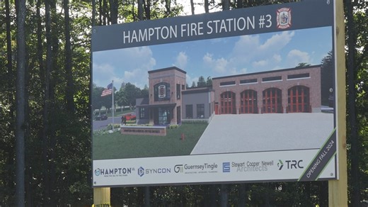 Construction underway in Hampton for new fire station