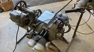 4K views · 58 reactions | Prior to ship out back to Seattle, testing Paul's #R69S engine, which received a slinger job (engine rebuild), crankshaft inspection, wrist pin bushings, new bearings/seals/gaskets, new valves/guides, /5 springs/caps/bases, KS pistons and some ignition/charging system TLC. Sounds good. | Scottie's Workshop | Facebook