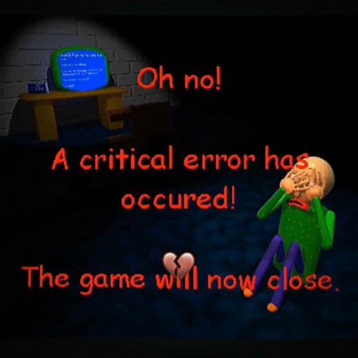 baldi's basics error screen