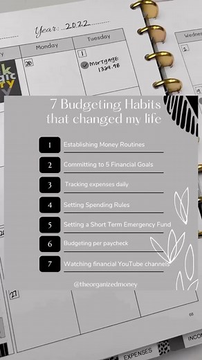 1.5K views · 24 reactions | In order to live an organized life, every important area of your life needs a set of habits or routine. Here are my 7 budgeting habits that help me keep my money organized. Leave some of your money habits in the comments. 殺 #organizedmind #organizedlife #howtogetorganized #howtogetyourlifetogether #budgeting #organized #money #organizedmoney #organization #budgetplanner | The Organized Money | Facebook