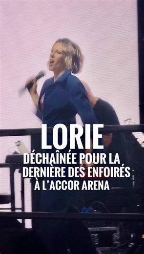 🔥 @LORIE déchaînée pour la dernière des Enfoirés 2026 ! Sourire communicatif, vraie présence scénique et générosité totale : elle a tout donné pour ce dernier rendez-vous des Enfoirés hier soir à l’Accor Arena. Comme le veut la tradition chaque soir, elle a rejoint les musiciens sur le côté de la scène durant l’hymne des Restos du coeur pour célébrer ensemble la fin de cette série de 7 concerts 🎶🤍 Un final fort en émotion et en partage.🫶🏼 #lorie #enfoirés2026 #enfoirés #restosducoeur #conce