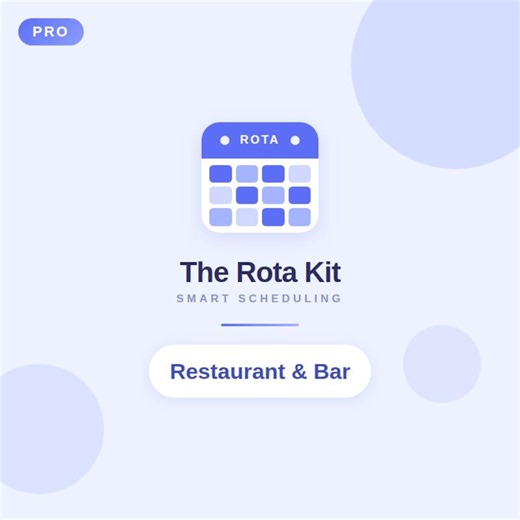 Restaurant Rota Template Excel | Weekly Monthly Schedule Planner (digital Download) - Etsy