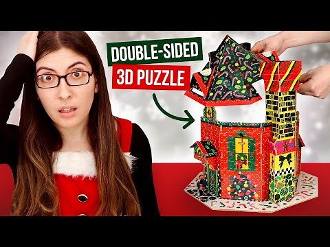 Doing a DOUBLE-SIDED 3D Christmas Puzzle