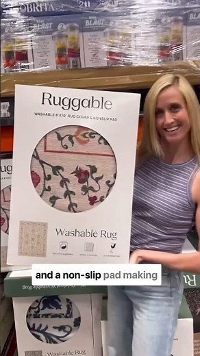 We ❤️ the 4 different types of Ruggable Washable Rugs at Costco right now!