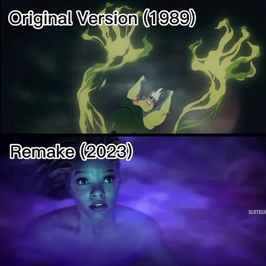 Disney The Little Mermaid 1989 vs 2023 Comparison