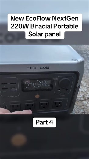 EcoFlow NextGen 220W Bifacial Solar Panel Review
