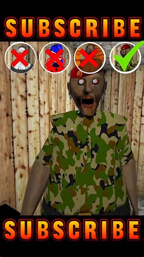 Indian 🇮🇳 Army Granny vs Evil Nun + Ladybug | Scary Battle 😱 #ytshorts #games