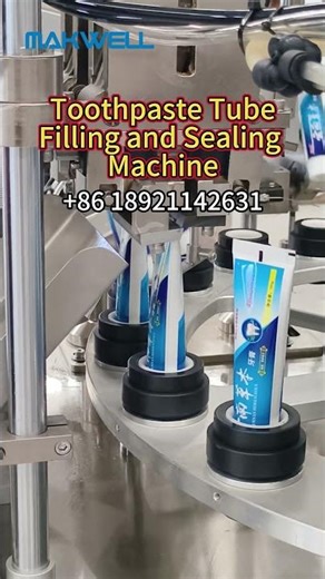 High-speed toothpaste tube filling and sealing machine