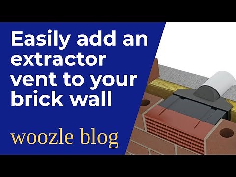 Easily add an extractor vent into your brick wall using timlock adapt air