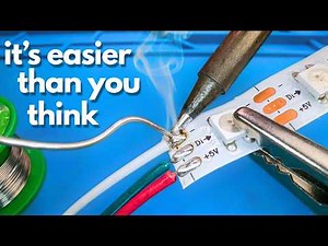 The Only LED Strip Soldering Tutorial You'll Ever Need