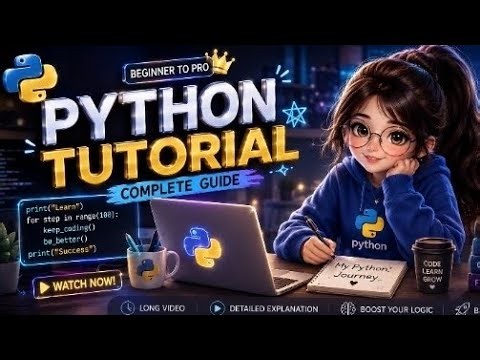 Python Full Course 2026 🐍 | Learn Python from Scratch to Professionalism💫