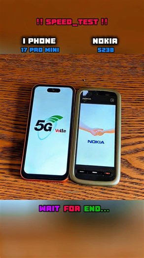 🫠⚡I PHONE 17 PRO MINI vs NOKIA 5230 SPEED TEST !! 🔥