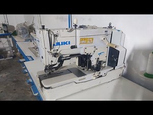 Juki KAJ machine price, 85000, second hand button hole machine