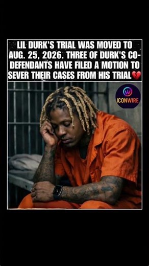 🚫💔🥺Lil Durk's Trial Moved to August 2026 #lildurk #justice #shorts