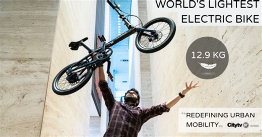 CARBO, The World's Lightest Folding Electric Bike by RIDE CARBO - Indiegogo